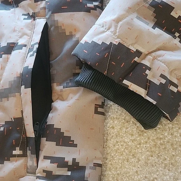 Adidas Long Quited Size S Coat Marapat Digital Desert Camo Like New - Picture 5 of 16